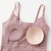 Gunze KIREILABO Maternity Bra Maternity Gray Size M Cami, Skin-Cuddling Bra, KB7158, Women's, Moch,