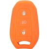 Jingyuqin Shell Cover Holder Car Key Fob Case For Peugeot 208 DS3 5008 DS5 DS6 For Citroen C4 C5 X7 Silicone Rubber Smart