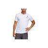 T Shirts Men's White Crew Neck Moderate Straight Fit EK4536