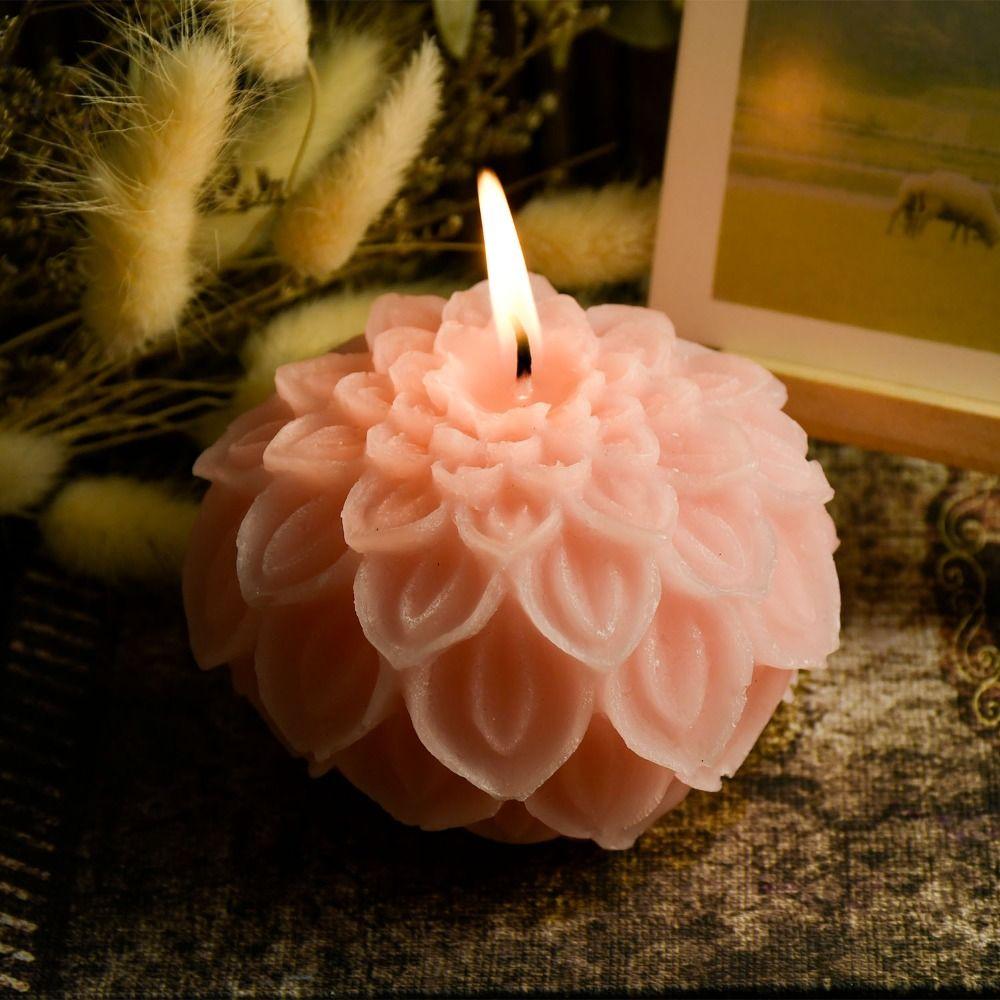 

3D Soap Mould Petals Silicone Mold Epoxy Resin Lotus Candle Mold Home Decor