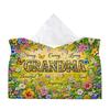 Gem Art Tissue Box Cover DIY PU Crystal Holder Desk Home Decor 9.45in