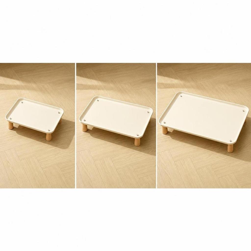 Pet Feeding Stand Minimalist Elevated Bowl Sturdy for Pets, Cats