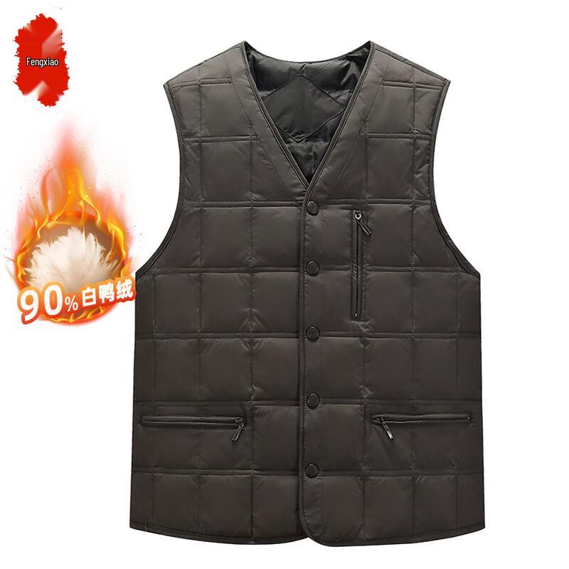 

Легкий мужской жилет с пухом 5XL