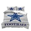 Set Copripiumino Football Americano, Set Biancheria da Letto Sportiva, Set Copripiumino Blu Navy, Regali Ispirazionali per Uomo Fidanzato Marito