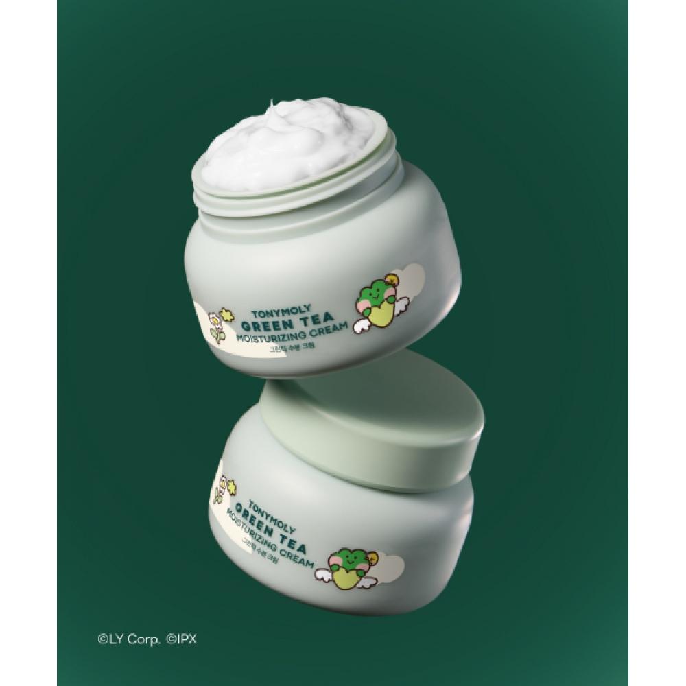 Tonymoly [minnie Edition] 3 Types Of Green Tea  Toner+lotion+moisture Cream 