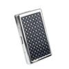 10cm Portable Metal Cigarette Case with Mirror - Double-Sided, Fashionable Smoking Set