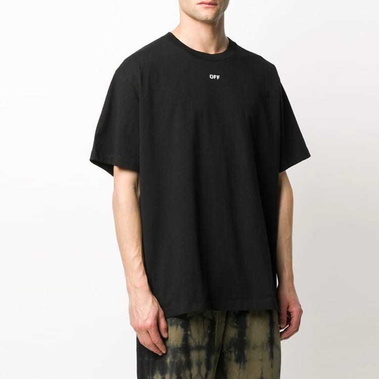 OFF WHITE Stencil Logo T Shirt OMAA038E20JER0031001