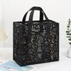 Mesh Heart Pattern Tote Bag – Lightweight, Breathable Travel & Beach Organizer with Dual Handles, Cosmetic Storage, and Stylish Cut-Out Design