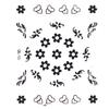 3D Nail Art Transfer Stickers 30 Sheets Flower Decals Manicure Decoration Tip