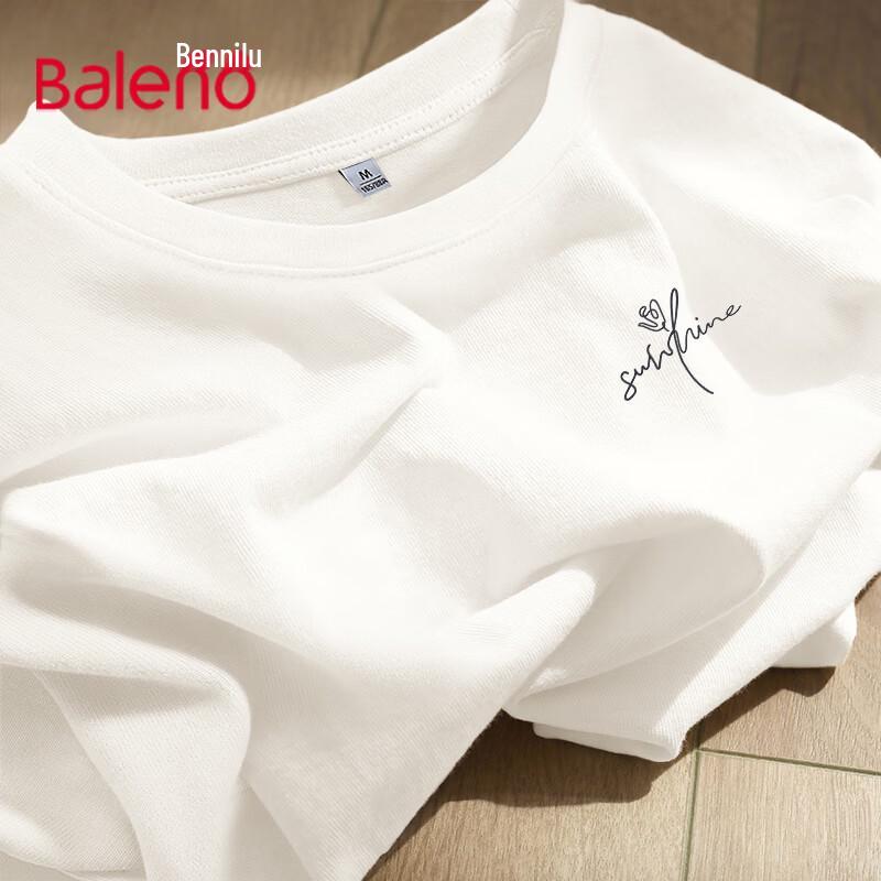 Baleno Women s Pure Cotton Calligraphy Print T-shirt XL