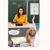 Kitchen timer for cooking, digital magnetic timer for classroom learning and fitness, large screen magnetic countdown timer with changing colors, stud