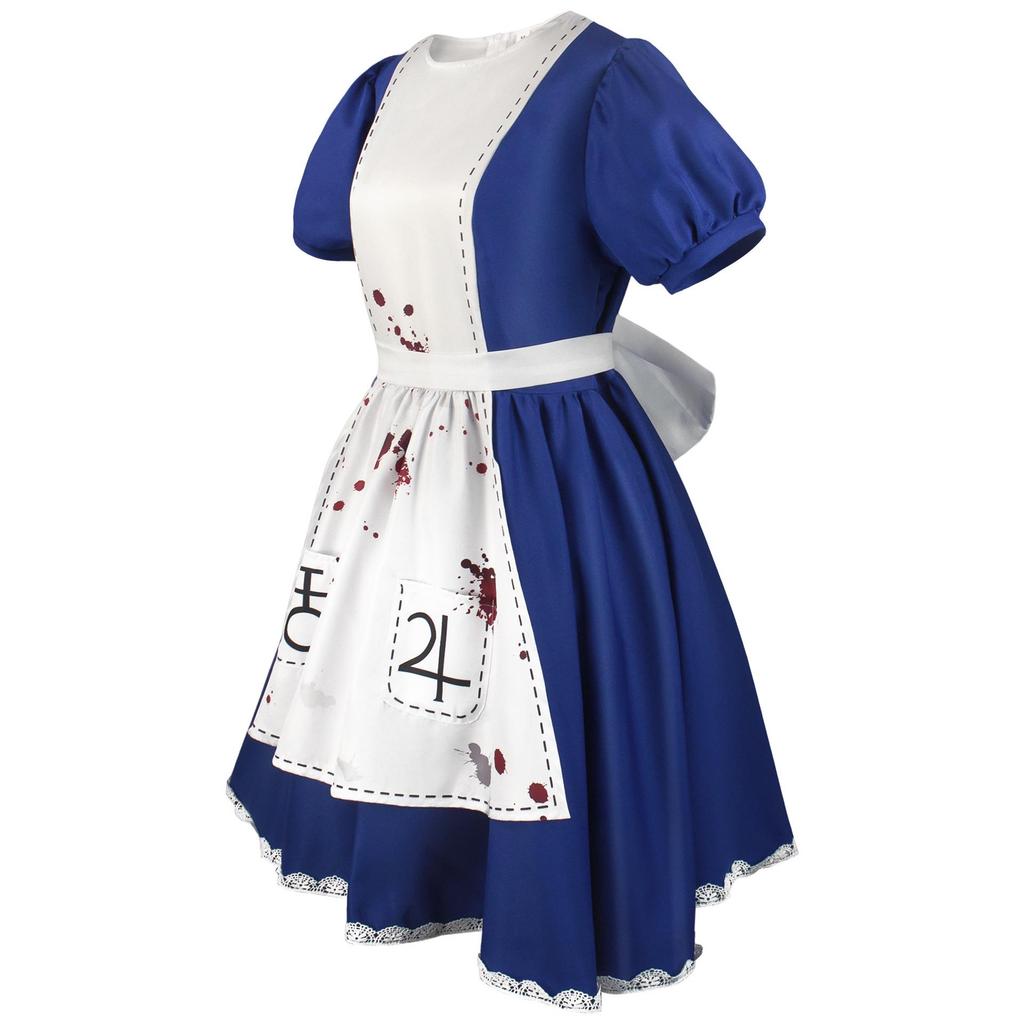 Alice Madness Returns Halloween Maid Cosplay Costume