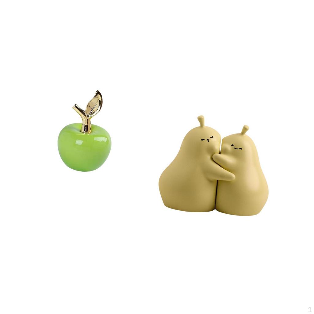 Ceramic Fruit Sculpture Ornament for Home And Cafe Study Room Book Stand Fine Workmanship Holiday