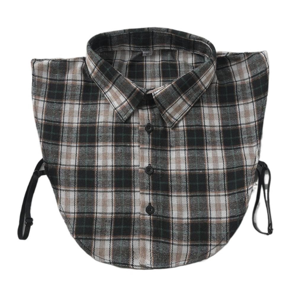Top Neckwear Detachable Collar Cotton Lapel Fake Collar Vintage False Shirt Collar  Blouse Wear