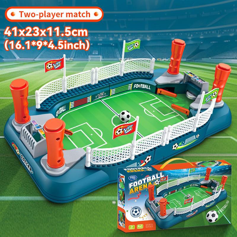 Doppel-Tischfußballtisch: Indoor-Sportspiel für Kinder