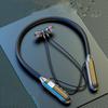 Neck Mounted Wireless Bluetooth Earphones Magnetic Suction Sports Headsets  Outdoor