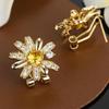 2023 Elegant Daisy Zircon Earrings - High-End Fashion for Women