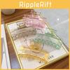 Stylish Korean Jelly Color Square Transparent Hair Claw Clip For Women In Soft Tones