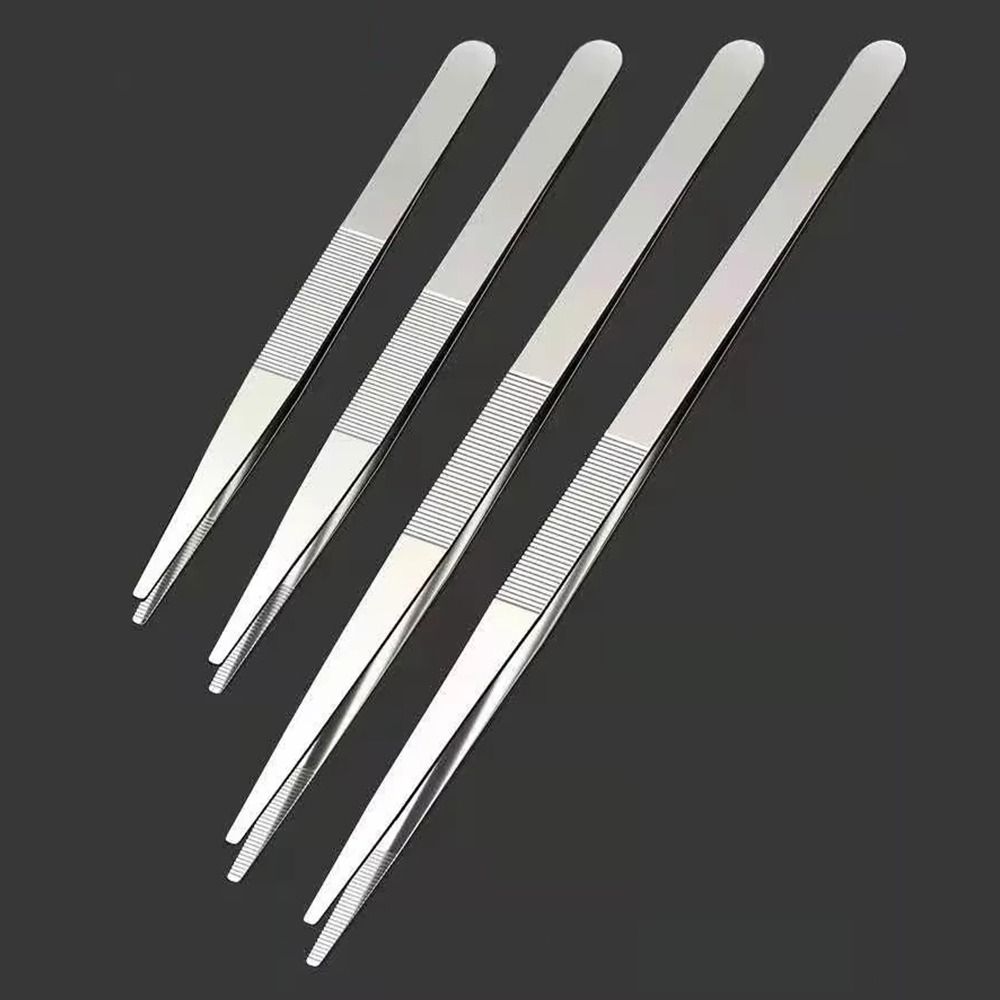 1Pcs Stainless Steel Water Grass Clip Long Tong Fish Tank Cleaning Tool  Pet Shrimp Reef Coral