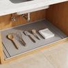 Rectangle Cabinet Protectors Liner Silicone Under Sink Drip Tray  Bathroom Use