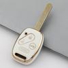 Premium-Schlüsselabdeckung mit goldenem Rand für Honda Accord, Fit, CRV, Odyssey