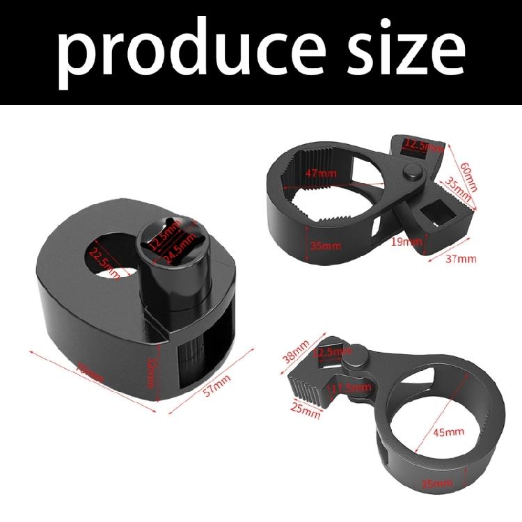Ergonomic Inner Tie Rod Hex Wrench Strong Not Slip Handle Strong Inner Tie Rod Remover for Car Truck Steering Systems