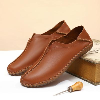 Chaussures en cuir véritable grande taille Hommes Mocassins Confortables Décontractées Cuir Hommes Chaussures Moccasins Homme Chaussures Plates Pour Hommes Chaussure de Conduite