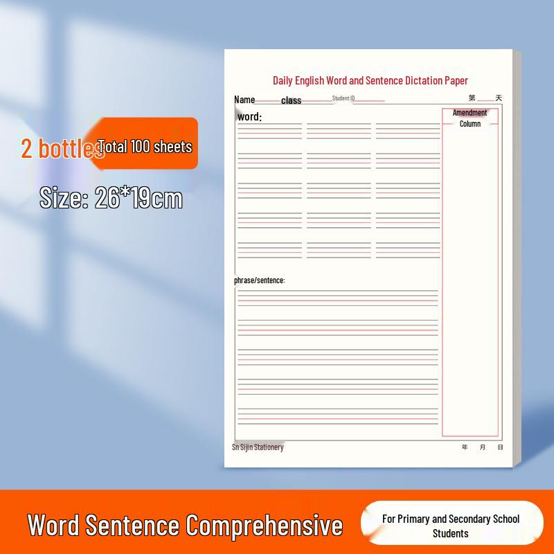 İlkokul Öğrencileri İçin İngilizce Dikte ve Yazma Çalışma Kitabı