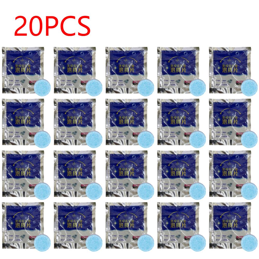 1-100PCS Solid Cleaner Car Windscreen Cleaner Effervescent Tablet Auto Wiper Glass Solid Cleaning Concentrated Tablets Detergent