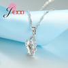 Love Wings Luxury Silver Color Color Jewelry Set For Women Shining CZ Crystal Earrings Necklace Set For Engagement Wedding