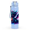 1PC Colorful Fantasy Dragon 750ml Color Plastic Sports Water Bottle Leakproof Flip Straw Lid Suitable for Sports Office Home Use