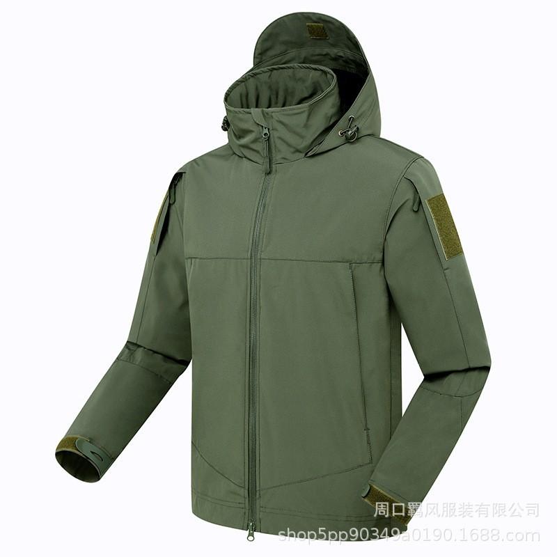 

Thin Jacket Charge Coat Waterproof Windproof Warm Single Composite Soft Shell Mountaineering Suit 4XL