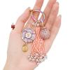 Song Dynasty Brocade Keychain DIY Kit - Wish-Fulfilling Baoxiang Flower Ornament