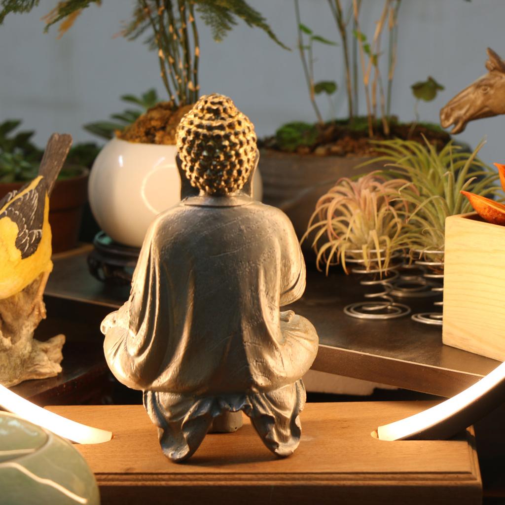 1 pcs Elegant Thai Buddha Statues & Sculptures -Enhance HomeDecor with Peaceful Southeast Asian Resin Crafts; ldeal forGifts