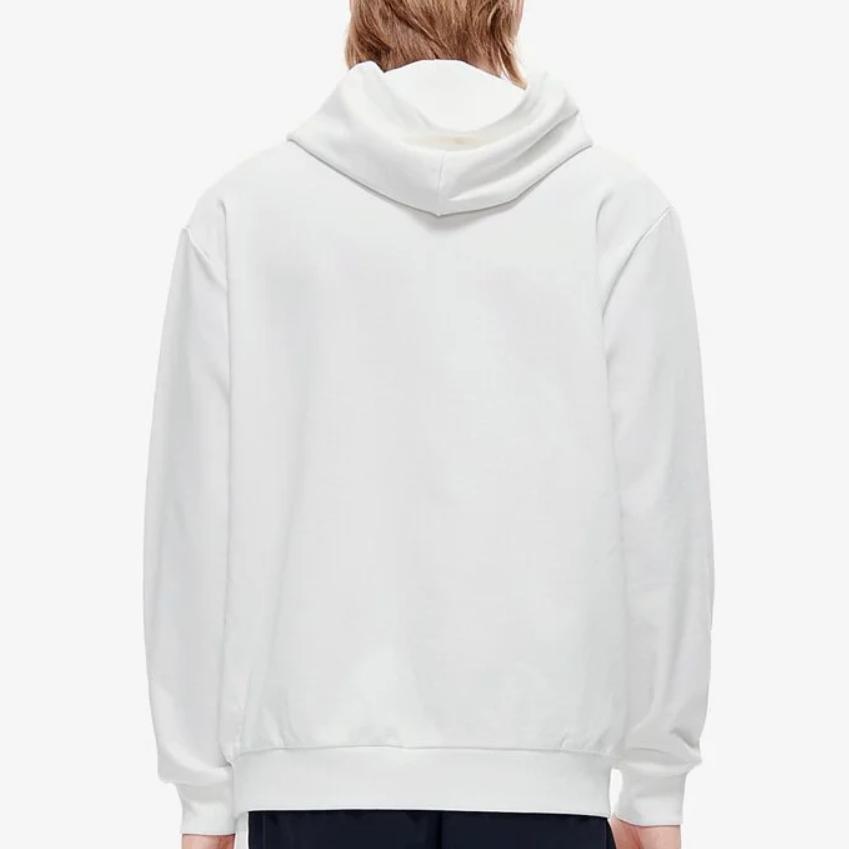 Fila Fusion Simple Letter Print Tennis Sports Knit Hoodie Men Hoodies Standard-White T11M243206FWT
