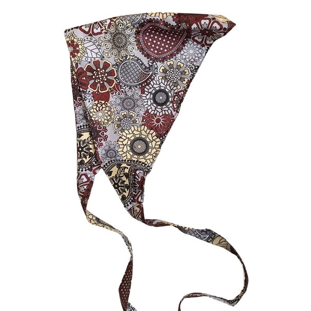 Ethnic Style Triangular Scarf Multicolor Belt Fashion Waist Seal  Women