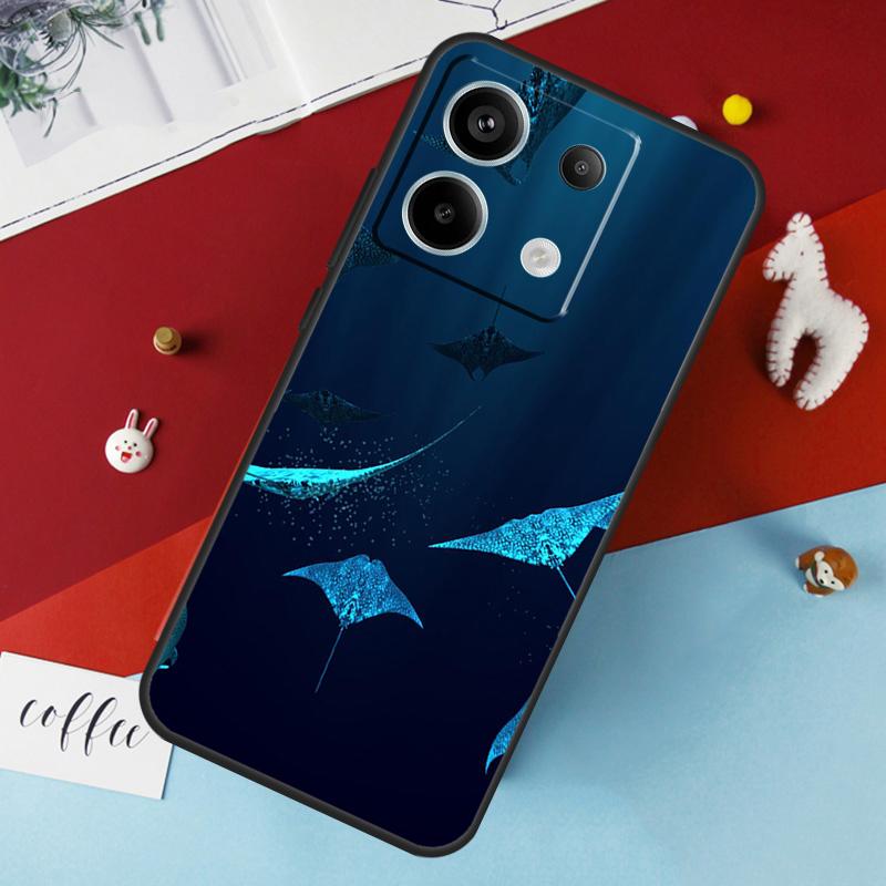 

Чехол Animal Manta Ray для Xiaomi Redmi Note 13 12 10 8 9 11 Pro 12S 10S 11S Redmi 13C 10A 10C 9C 12C Cover Redmi 12C