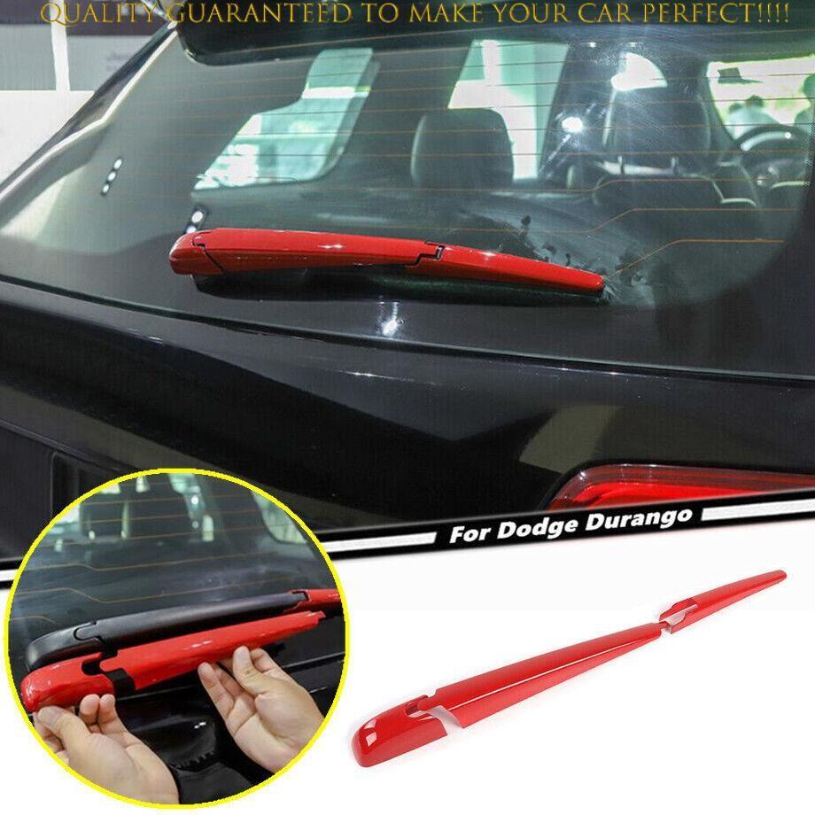 Для Dodge Durango 2011-2024 ABS Красная Накладка на Задний Стеклоочиститель Заднего Стекла Накладка на Лобовое Стекло