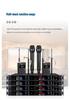 Two-in-One True Diversity Wireless Microphone for Professional Stage, Conference, Outdoor, Indoor, and Entertainment Use
