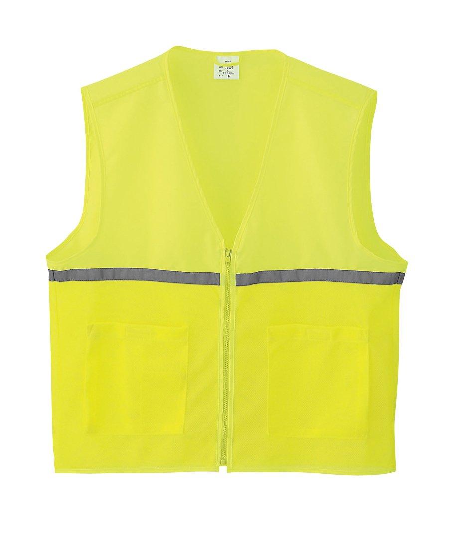 ASAHICHO Mesh 70007 14 Fluorescent Yellow F Vest, Spring/Summer,