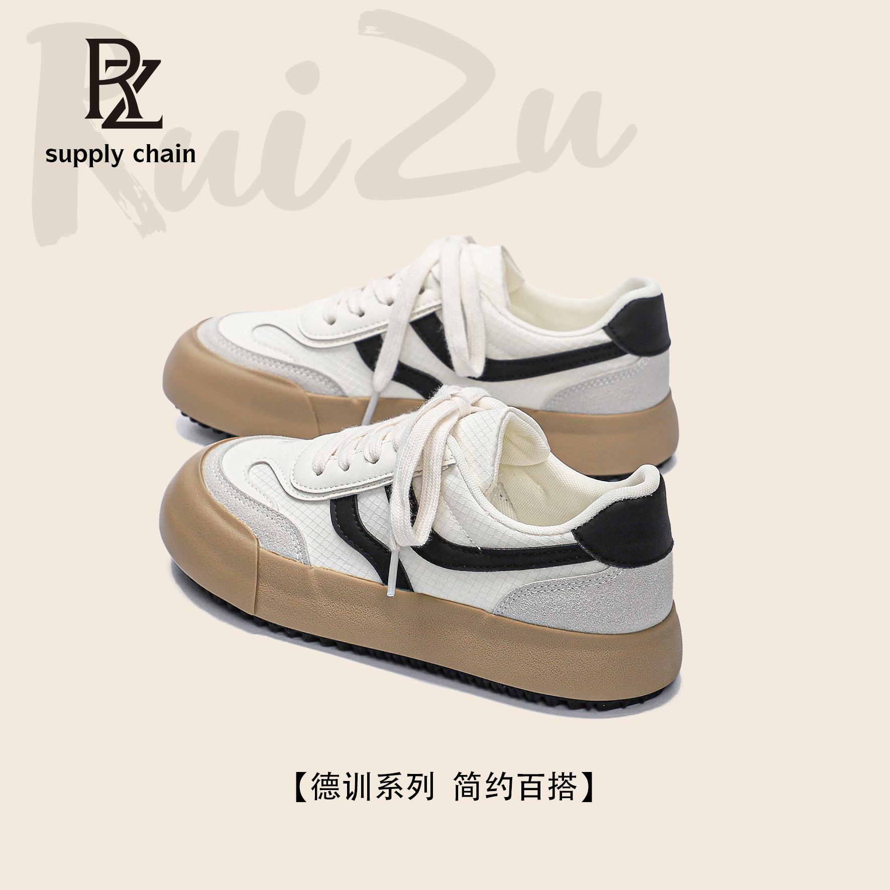 Dexun thick baseplate shoes 22 years autumn new casual comfortable low top lightweight soft sole campus 35