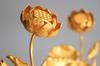Matsuyama Shinto Buddhist Supplies Store Tokobana Set with Vase, Size 5, 7-Stem, Pair (Set of 2), Buddhist Flowers, Aluminum Flowers, Brass Vase, Gold