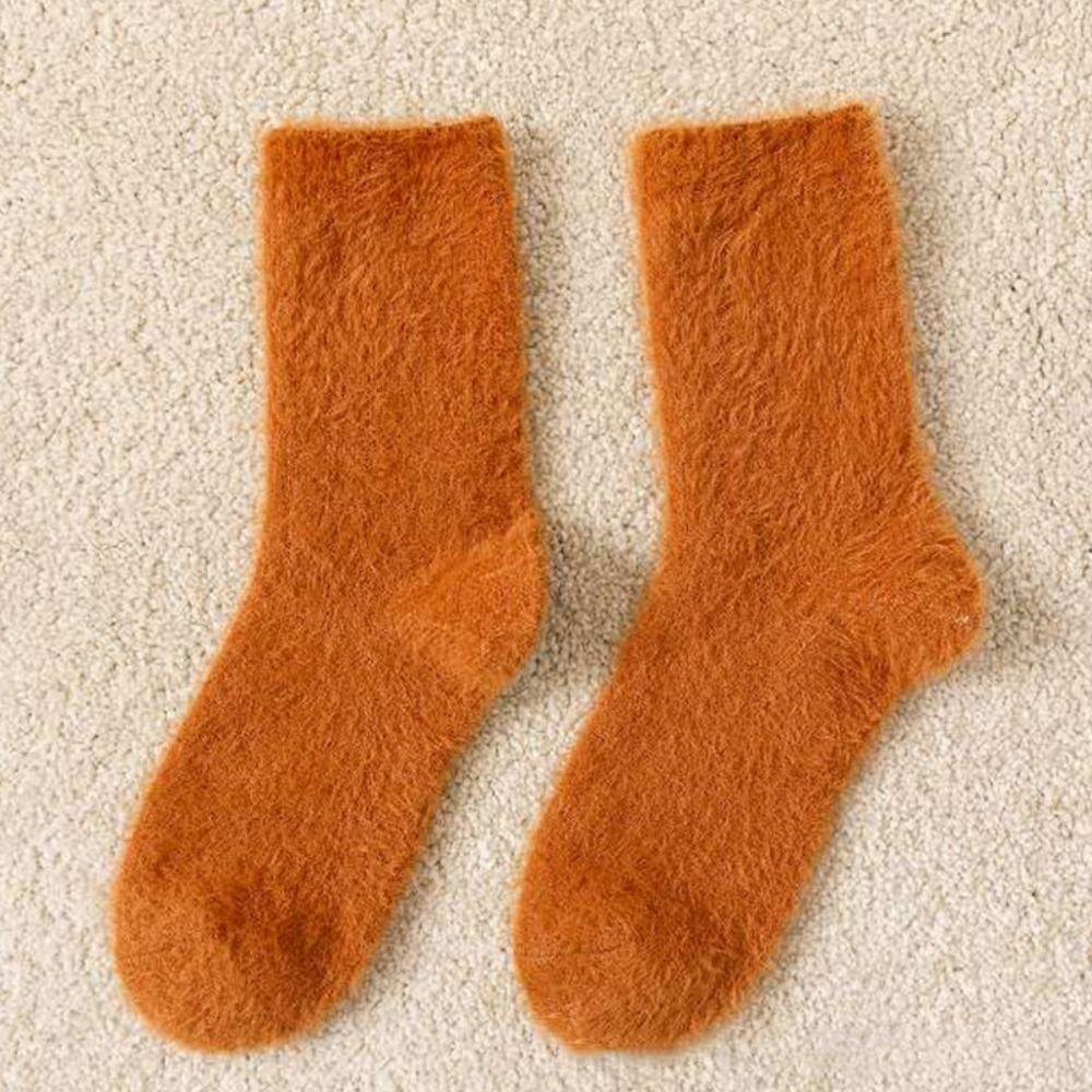 Winter Warm Snow Socks Seamless Velvet Sleep Socks Gift Stockings