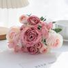 Künstliche Blumen Hohe Qualität Seidenrose Valentinstag Kranz Haus Zimmer Hof Brautstrauß Zubehör Hochzeit Außen Dekoration DIY Geschenk