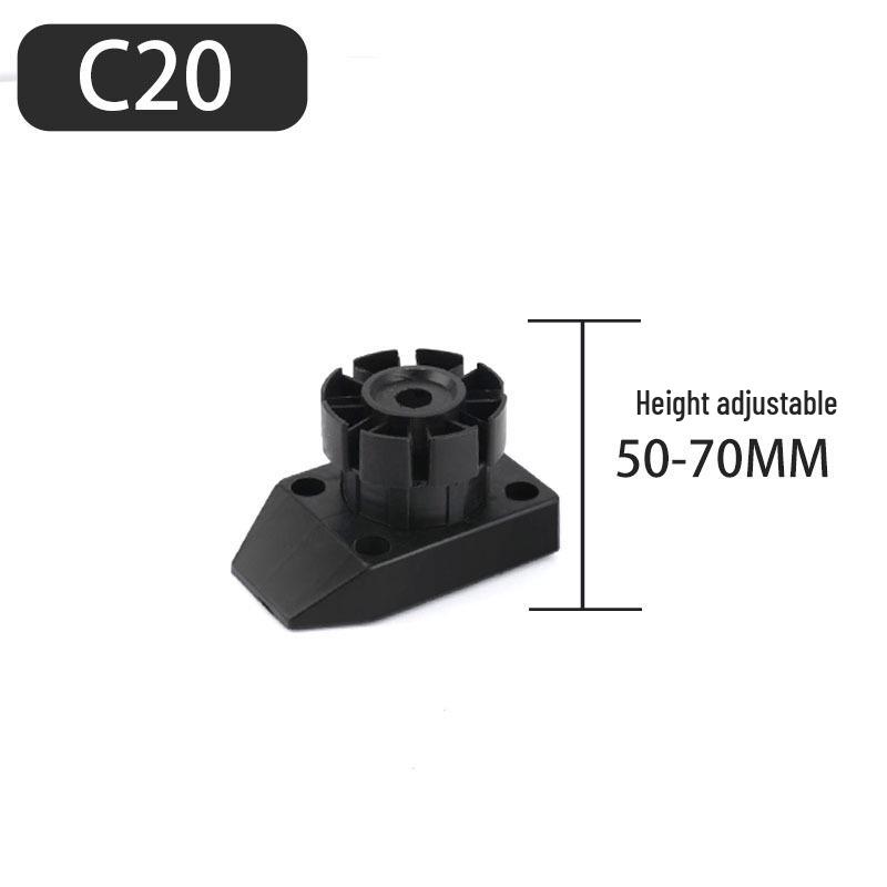 ABS Adjustable Leveling Cabinet Feet - Thickened Plastic Legs for Kitchen and Cupboard Support