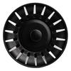 Kitchen Sink Strainer Stopper Stainless Steel Black Kitchen Basin Sink Strain Drainer Replacement Drain Waste Filter Floor Drain
