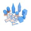 Montessori Wooden Geometric Solid Set for Early Education In Infants & Toddlers