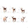 6 Pieces Lifelike Forest Animal Deer Figures Fairy Garden Miniature for Cake Toppers