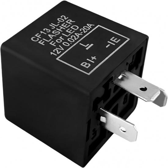 CF-13 LED Flasher Relay, Led Relay, CF13 EP34 3 P Adjustable Turn Signal Relays, Car Accessories Electronic Flashers for Fixing Car Turn Signal Hyper
