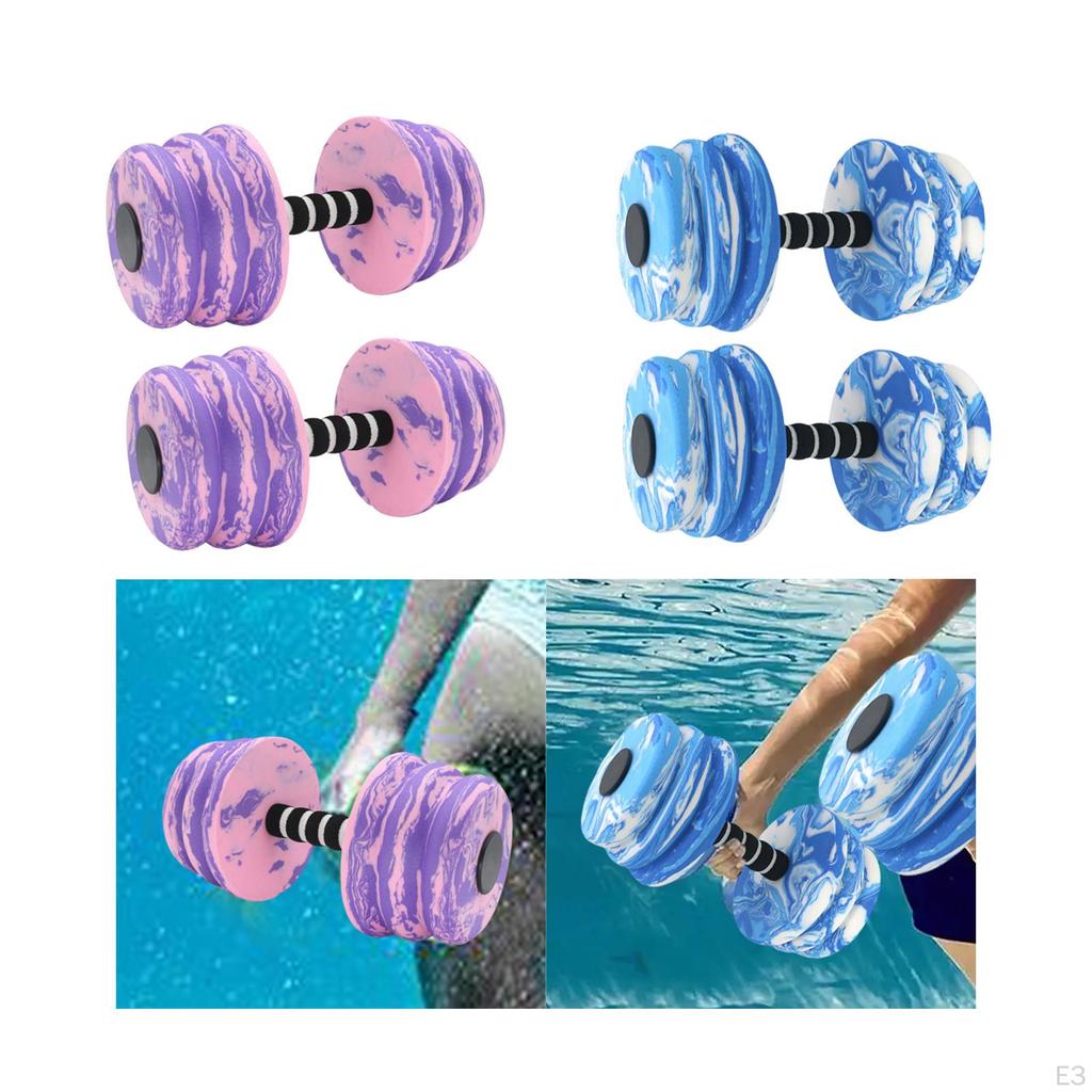 2 Pieces of Pool Exercise Water Sports Bar for Swimsuits Fitness